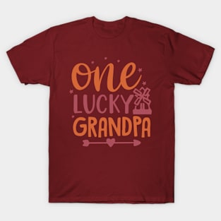 one lucky grandpa T-Shirt